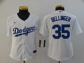 Youth Dodgers 35 Cody Bellinger White 2020 Nike Cool Base Jersey,baseball caps,new era cap wholesale,wholesale hats